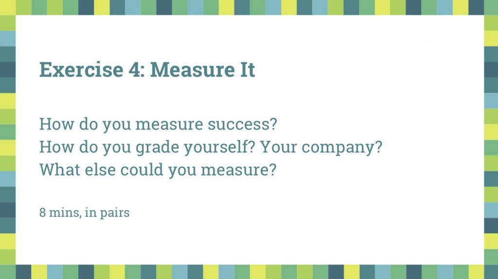 Measure success